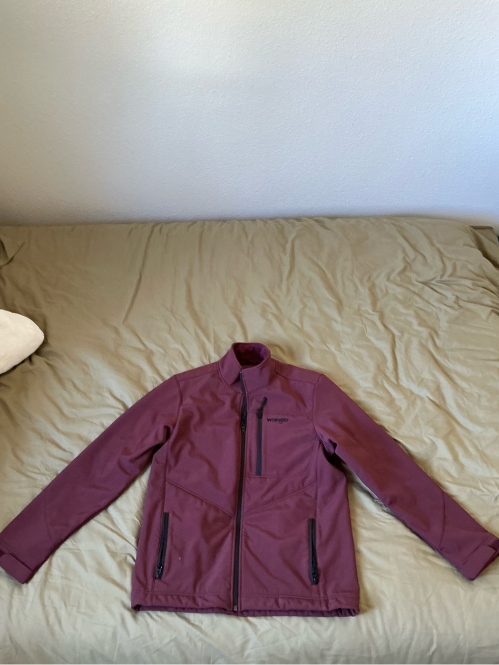 Wrangler Men's Burgundy Lightweight Jacket